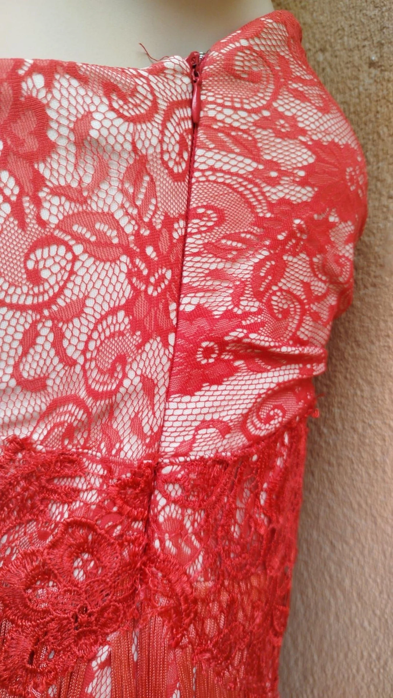Vestido de renda com franjas tamanho GG marca l b collection 😍 – photo 4
